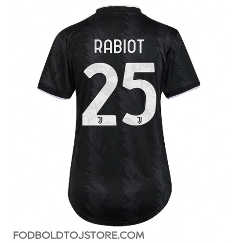 Juventus Adrien Rabiot #25 Udebanetrøje Dame 2022-23 Kortærmet
